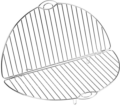 Zenker 42475 Présentoir à gâteau, volette à gâteau, grille de refroidissement pour gâteau, accessoire de pâtisserie, Acier inoxydable, Argent, 32 cm
