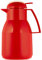 Helios Top Push Kunststoff-Isolierkanne, rot, 1 Liter