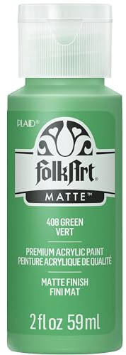 FolkArt Acrylic Paint in Assorted Colors (2 Ounce), 408 Green
