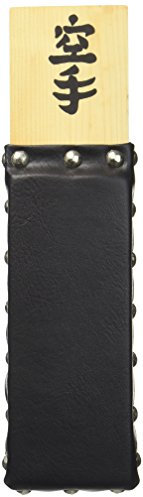 DEPICE Makiwara Holz/Leder, ca. 28x10 cm