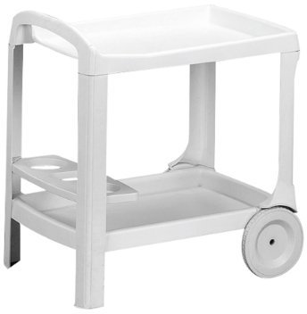 Ipae-Progarden S.P.A. Astro-Carrello per Bevande, Bianco, 53 x 74 x 73 cm