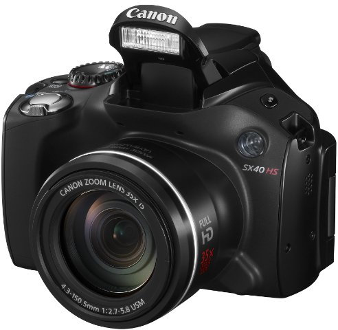 Canon PowerShot SX40 HS Appareil photo Bridge 12,1 Mpix Noir