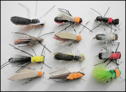 Troutflies UK Schaumstoff-Fliegen für Karpfen oder große Forellen, 12 Stück, Größe 8