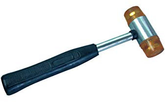 kippen 1158A Martello con Testa in Resina Multifunzionale 35 mm, Multicolore