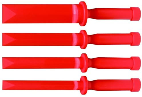 KS Tools 911.8130 Jeu de burins plats PVC souple 4 pièces