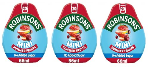 Robinsons Mini Summer Fruits On-The-Go Squash 66ml (Pack of 3)