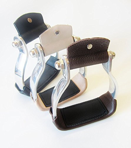 PS Pferdeartikel Leichter Aluminium Westernbügel in braun, schwarz oder Natur Farbe schwarz