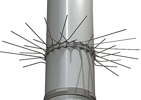 Easy Life Marder-Schutz für Fallrohre bis zu Ø 100mm (V2A) - individuell anpassbar durch Stecksystem der Gürtelglieder
