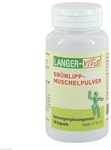 Grünlippmuschel Pulver 1050 mg/Tg Kapseln