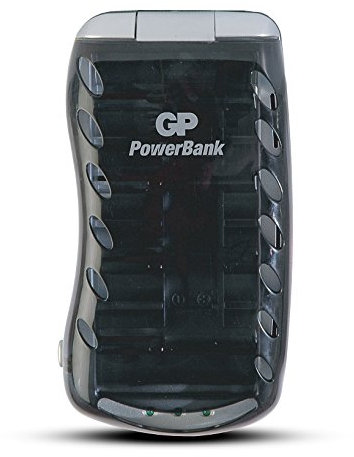 GP 13519GS ReCyko+ - Cargador de Pilas Universal (AA, AAA, C, D, 9 V)