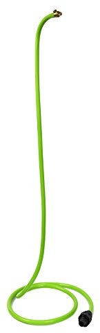 O'FRESH Brumisateur de Jardin et Terrasse sur pied à Mémoire de Forme Cobra - Brumisation Extérieur avec 2 Buses en Laiton - 2 mètres - Vert