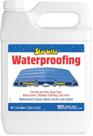 Star brite Waterproofing Spray, Waterproofing + Stain Repellent + UV Protection, 128 oz