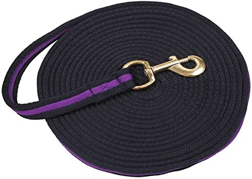 EXCELLENT Suministros Para El Caballo Lunge Whey Soft Lux Azul / Purple 8 M