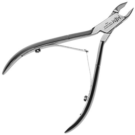 May - Feine Nagelhautzange mit 4mm Schneidefläche - Hautzange für die Nagelhaut-Pflege - Edelstahl