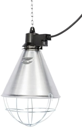 KERBL 22281 Infrarot-Wärmestrahlgerät Alu Kabel mit Sparschalter, 2.5 m