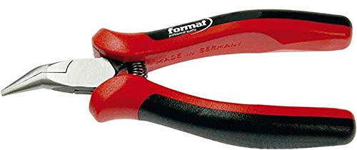 Format Spitzzange Elektronik gebogen 130mm