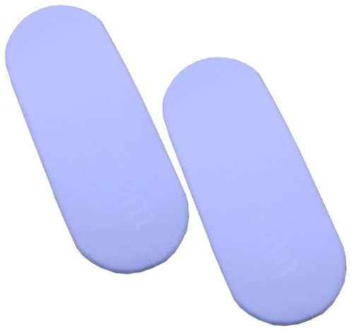 BabyPrem Stubenwagen Moseskörbe Spannbettlaken Packung mit 2 Baumwolle 77 x 38 cm 2 BLAU