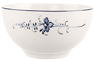 Villeroy & Boch Vieux Luxembourg Ciotola, 750 ml, Porcellana Premium, Bianco/Blu
