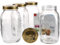 4er Set Einmachglas Original Quattro Stagioni 1,5L incl. Bormioli Rezeptheft