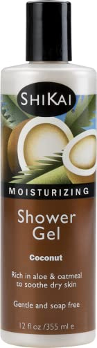 Shikai Moisturizing Shower Gel Coconut, Coconut 12 Oz