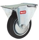 Valex Rueda fija de goma de 100 mm