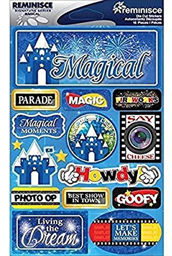 Signature Dimensional Stickers 4.5X6 Sheet, Magical