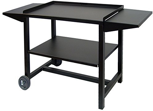 Imex El Zorro 71575 - Carro con bandejas metálicas, Negro, 112 x 40 x 69 cm