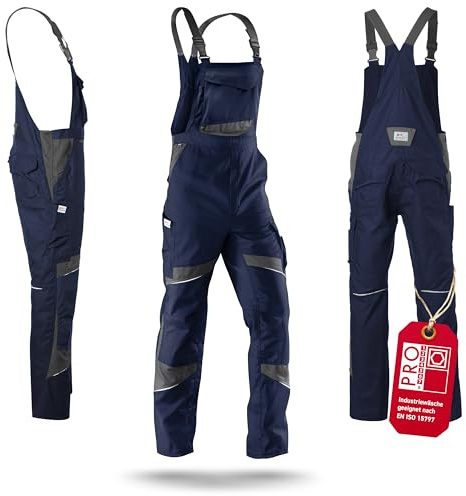 KÜBLER Workwear ACTIVIQ Latzhose | Arbeitslatzhose Herren | Latzhose Herren Arbeitshose | Arbeitskleidung Herren | Arbeitslatzhosen Männer | Arbeitskleidung für Handwerk & Industrie | PSA2 | OEKO-TEX