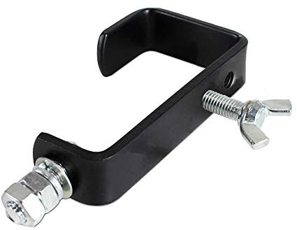 BeamZ CC50B G-Clamp Lighting Hook Mount - 30kg Capacity, Fits 50mm Poles, Durable Metal, Ideal for Stage and Lighting Truss Applications, Lighting Clamp, Stage Lighting Clamps, Lighting Truss Clamps