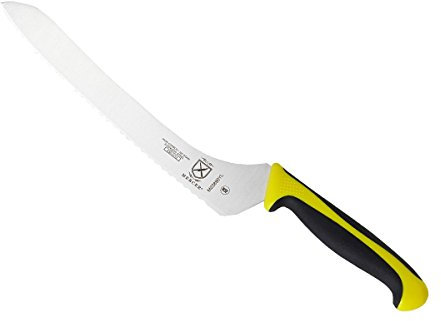 Mercer Culinary Millennia Color Handle Cutlery 9 Offset Bread Knife (Wavy Edge) Yellow