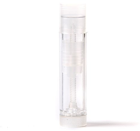 5ml Lippenbalsam Lippenstift Twister Mit Verschlusskappe Natur Klar x 50