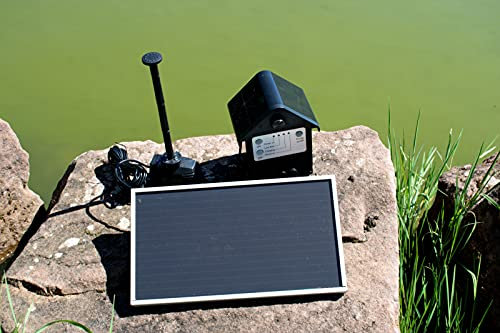 Mauk Solar Springbrunnen 250 l/h 2,4 W max. FH 1,2 m LED Beleuchtung - Solarpumpe