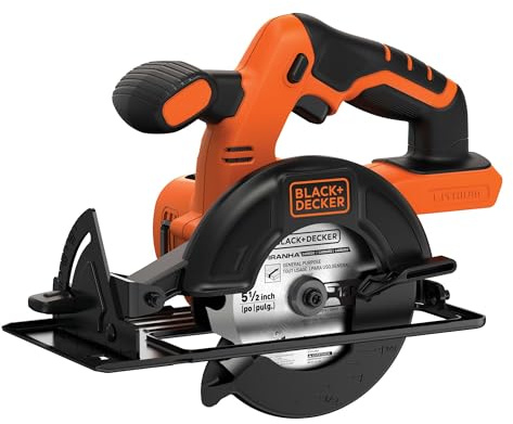 BLACK+DECKER 20V 5-1/2 Cordless Circular Saw, Bare Tool Only (BDCCS20B)