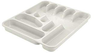 Tontarelli Porta Posate In Plastica A 7 Scomparti 38X42 Cm - 3 Colori