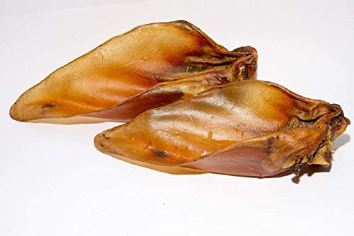 Warnicks Tierfutterservice Rinderohren mit Muschel in XL 50 Stück