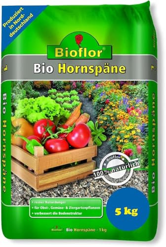 Bioflor Hornspäne Bodenaktivator Bodenverbesserung rein Biologisch (2,5 kg)