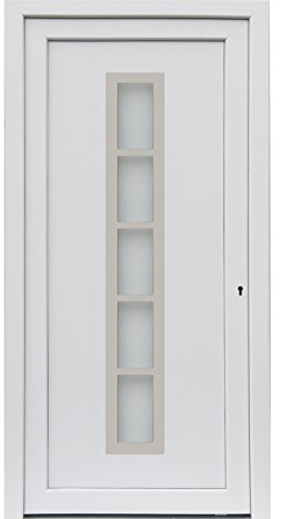kuporta Haustür Hauseingangstür aus Kunststoff Meridana Türen 108 x 208 cm DIN links weiß