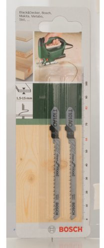 Bosch 2 609 256 723 - Hoja de sierra de calar HCS, T 101 AO (pack de 2)