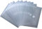 EXXO by HFP 90861 Dokumententasche mit Klettverschluss A6 quer, 10 Stück, transparent natur, 160 x 120 mm