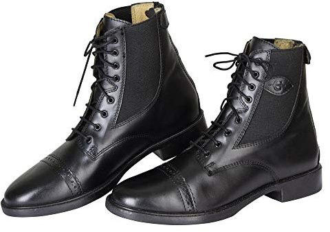 Kerbl Covalliero Monaco Glattleder Botas de Equitación, Unisex niños, Negro, 35 EU