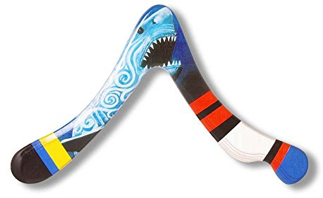 BoomerangFan boomerangfanshark-r 29 cm Shark destrorsi Boomerang