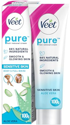 Veet Silk and Fresh Hair Removal Cream, Sensitive