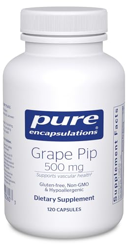 Pure Encapsulations Grape Pip 500 mg | Supports Vascular Health | 120 Capsules