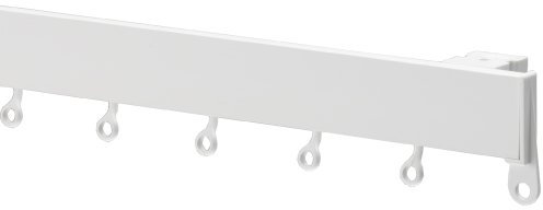 Swish Deluxe Curtain Track Set, White, 150 Cm