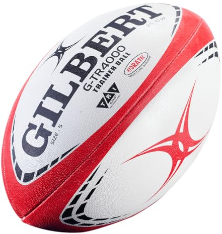 Gilbert G-TR4000 Rugby Training Ball - Red (4)