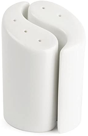 Olympia Ying Yang Salt and Pepper Sets 95X95mm Porcelain Cruet Pot Kitchen 12pc
