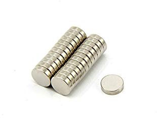 First4magnets F323SC-20 Durchmesser Dicker Samarium-Kobalt-Magnet-0,7kg Anziehungskraft (2 St-Packung), 8mm Dia x 2mm Thick, 20 Stück