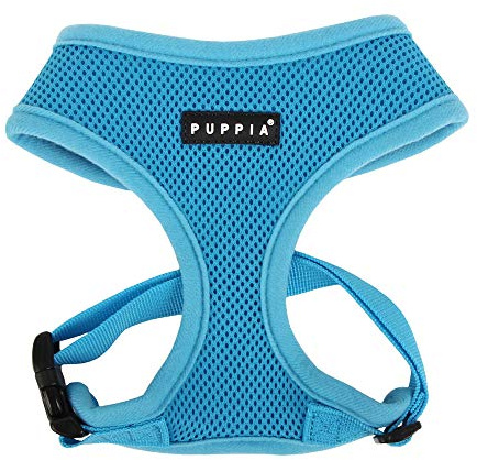 PUPPIA Arnés para Perros pequeños y medianos - Super Suave en Muchos Colores - también Puede usarse como arnés para Cachorros - arnés antitracción para Perros