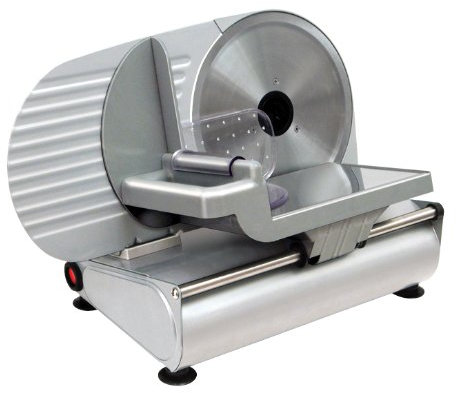 RGV AUSONIA 220 Eléctrico 130W Aluminio Plata rebanadora - Cortafiambres (Aluminio, Plata, 260 mm, 400 mm, 300 mm, 6,5 kg)