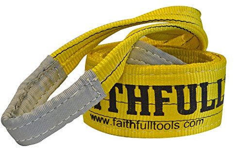 Faithfull outils Faitdls3t3 m 3 tonne 90 mm x 3 m levage Sling Jaune – Bleu
